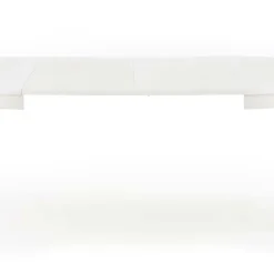 Tavolo allungabile 100/200cm rotondo moderno bianco Robin