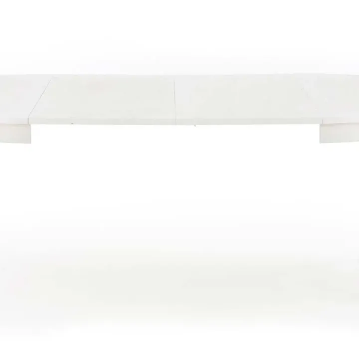 Tavolo allungabile 100/200cm rotondo moderno bianco Robin