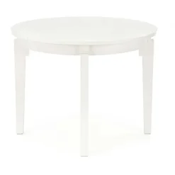 Tavolo allungabile 100/200cm rotondo moderno bianco Robin