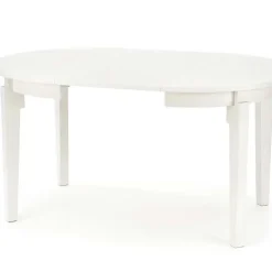 Tavolo allungabile 100/200cm rotondo moderno bianco Robin