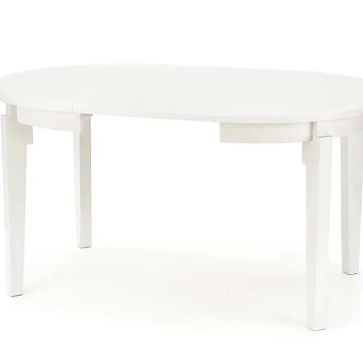 Tavolo allungabile 100/200cm rotondo moderno bianco Robin