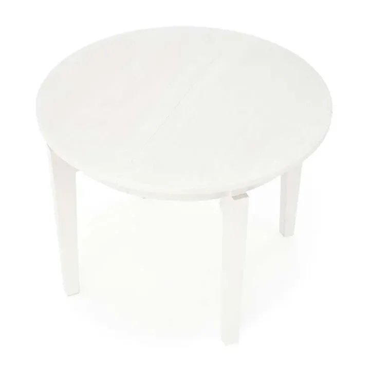Tavolo allungabile 100/200cm rotondo moderno bianco Robin
