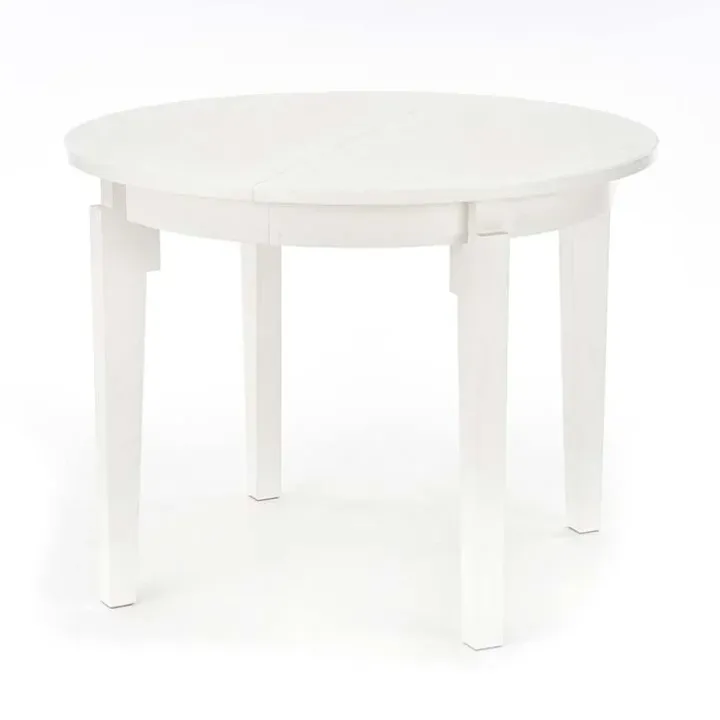 Tavolo allungabile 100/200cm rotondo moderno bianco Robin