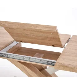 Tavolo allungabile 160/220cm rovere acciaio Iride Gihome®