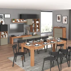 Tavolo allungabile 120-200 cm rovere Block