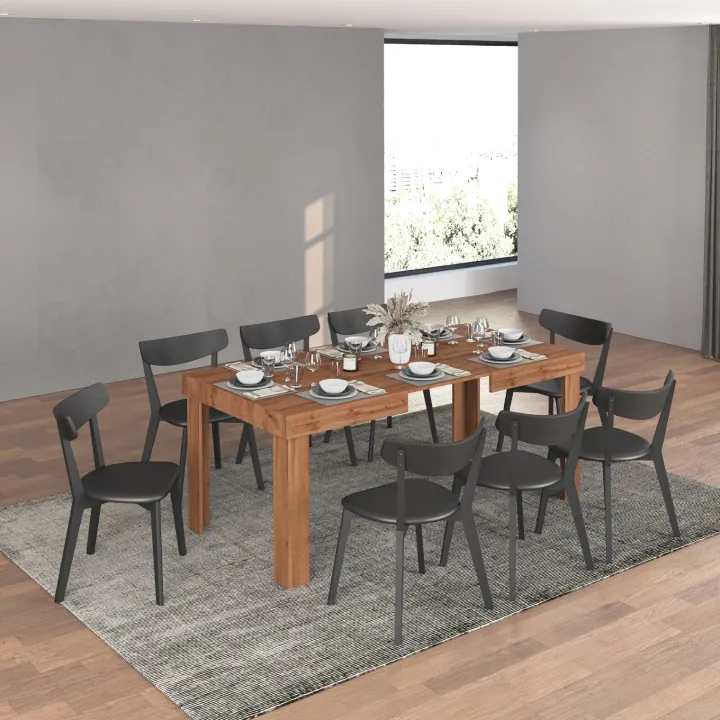 Tavolo allungabile 120-200 cm rovere Block