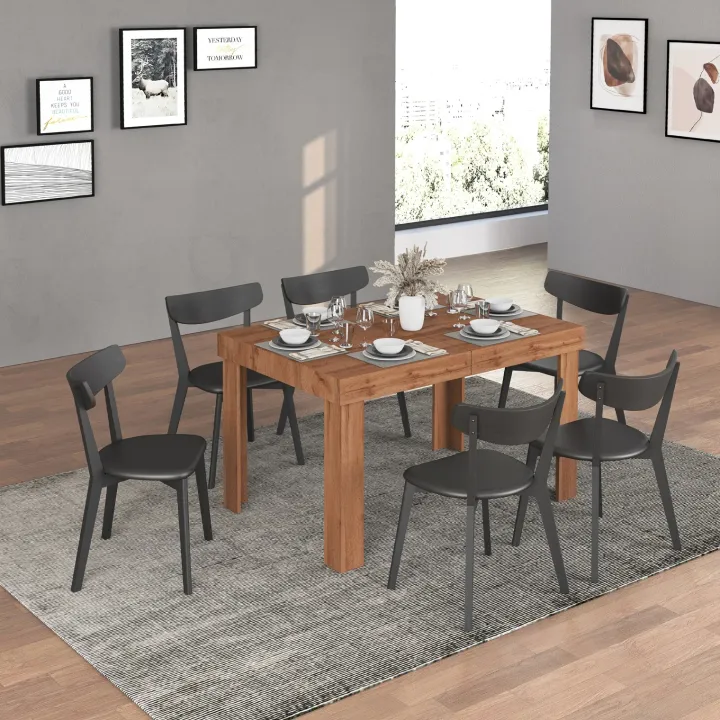 Tavolo allungabile 120-200 cm rovere Block