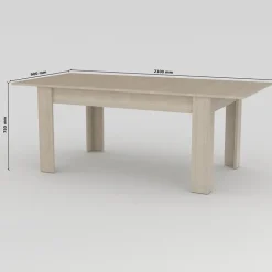 Tavolo allungabile 160-210cm rovere Zenzero