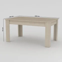 Tavolo allungabile 160-210cm rovere Zenzero