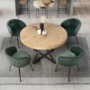 Tavolo allungabile 120/160cm rovere dorato nero Mason