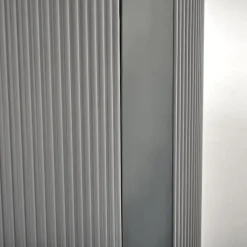 Tavolo allungabile da pranzo 160/220cm bianco grigio chiaro Ignazio