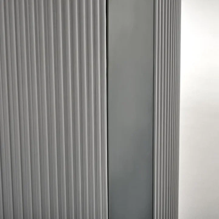 Tavolo allungabile da pranzo 160/220cm bianco grigio chiaro Ignazio