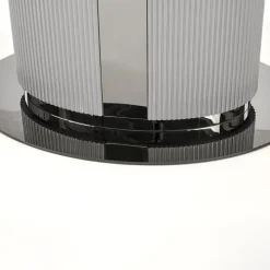 Tavolo allungabile da pranzo 160/220cm bianco grigio chiaro Ignazio