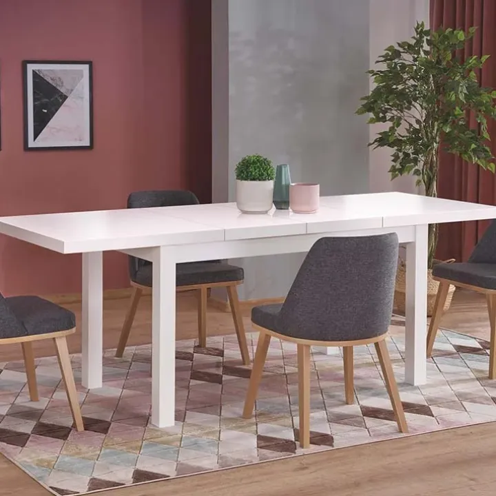 Tavolo allungabile da pranzo 140/220cm bianco Ace