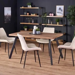 Tavolo allungabile da sala 160/220cm noce nero Antinori