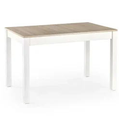 Tavolo allungabile moderno 118/158cm rovere sonoma bianco Iceberg