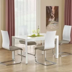 Tavolo allungabile moderno 130/250cm bianco lucido Falco Gihome®