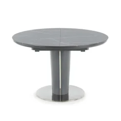 Tavolo allungabile moderno 120/160cm marmo grigio Donald