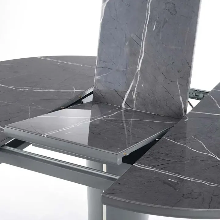 Tavolo allungabile moderno 120/160cm marmo grigio Donald