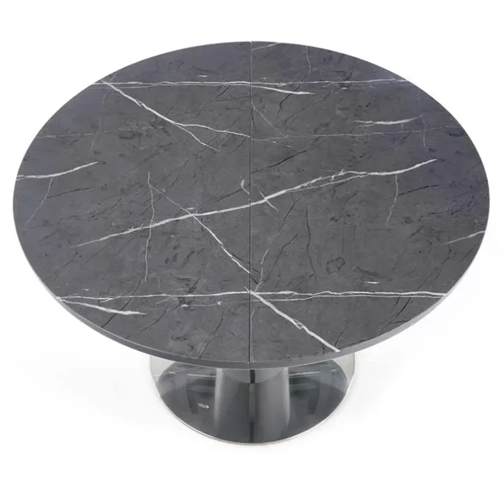 Tavolo allungabile moderno 120/160cm marmo grigio Donald