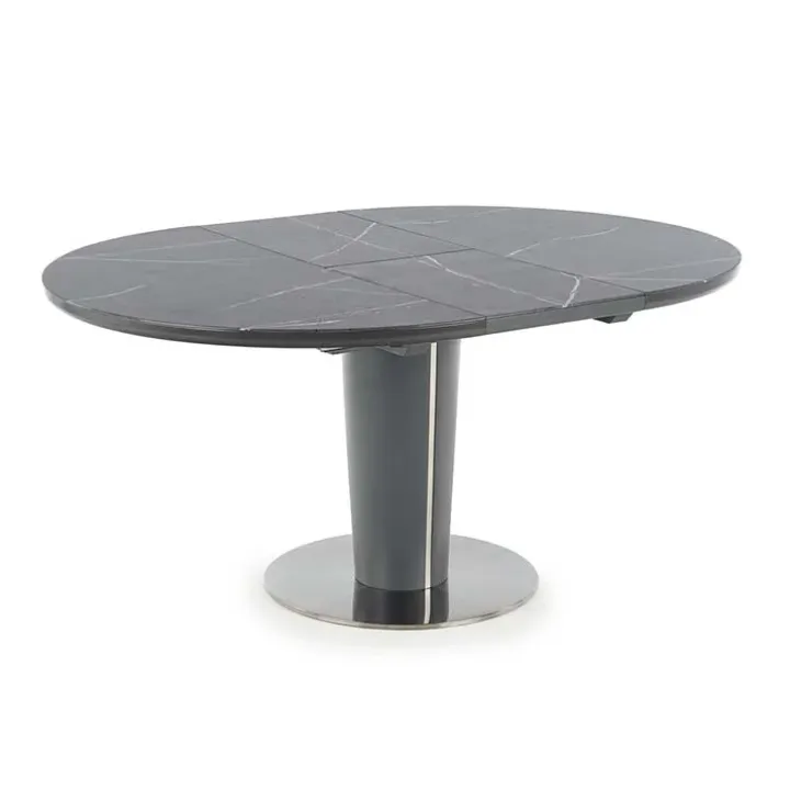 Tavolo allungabile moderno 120/160cm marmo grigio Donald