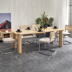Tavolo allungabile moderno 160/240cm rovere Erevan