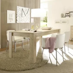 Tavolo allungabile rettangolare 137/185cm sherwood oak Juvena