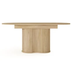 Tavolo allungabile 180/220x90cm ovale rovere Groove
