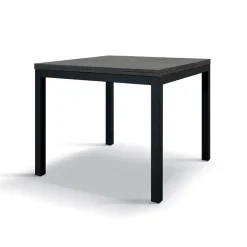 Tavolo 90/180 cm allungabile acciaio ossido metallo Alanda