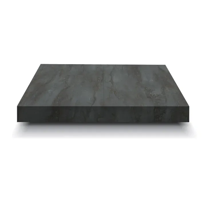 Tavolo 160/240 cm allungabile acciaio ossidato metallo Otab
