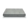 Tavolo 160/250cm allungabile grigio cemento gambe in antracite Hildago