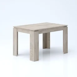 Tavolo 120/160cm allungabile moderno legno rovere chiaro Atena