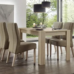 Tavolo 137/185cm allungabile moderno rovere samoa Olimpo Obsession