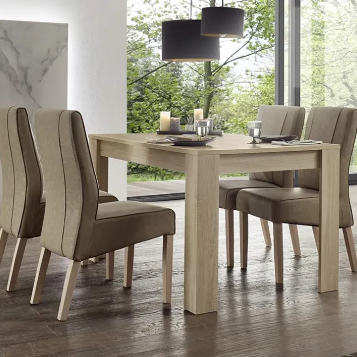 Tavolo 137/185cm allungabile moderno rovere samoa Olimpo Obsession