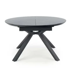 Tavolo 130/180cm allungabile moderno marmo nero Aspen