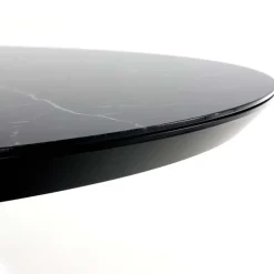 Tavolo 130/180cm allungabile moderno marmo nero Aspen