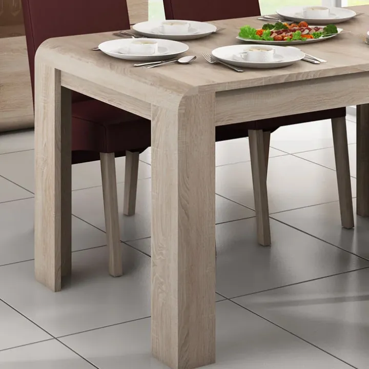 Tavolo 144/184cm allungabile moderno rovere chiaro Alan Gihome®