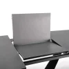 Tavolo 160/220cm allungabile moderno grigio scuro nero Sienna