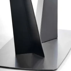 Tavolo 160/220cm allungabile moderno grigio scuro nero Sienna