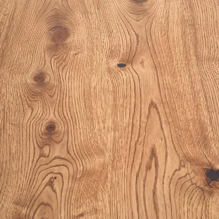 Tavolo 160/250cm allungabile rovere nodato acciaio nero Cardiff