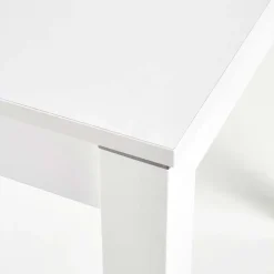 Tavolo 118/158cm allungabile salvaspazio moderno bianco Iceberg