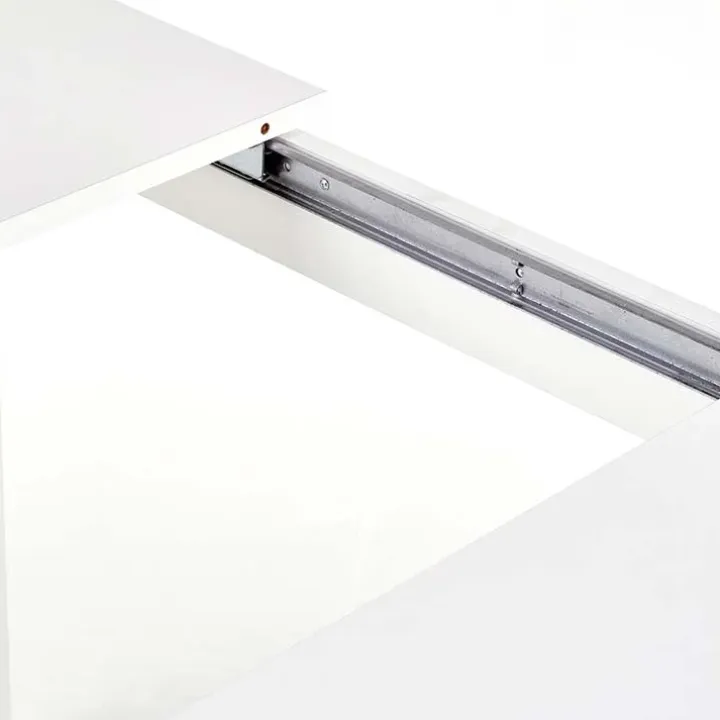 Tavolo 118/158cm allungabile salvaspazio moderno bianco Iceberg
