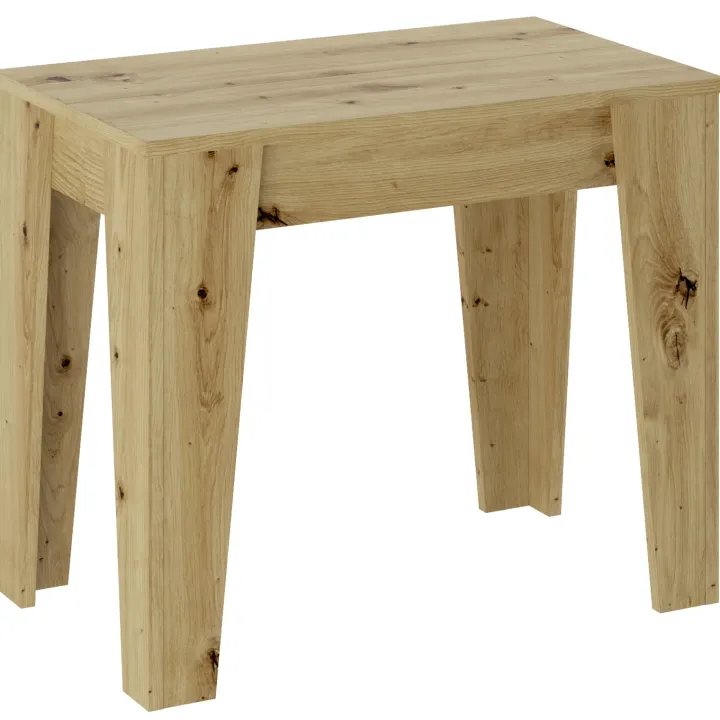 Tavolo 54/306cm consolle allungabile rovere chiaro Grace Gihome®