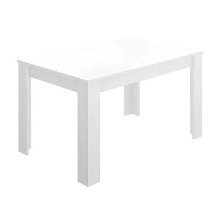 Tavolo 140/190cm da pranzo allungabile bianco lucido Afrodite