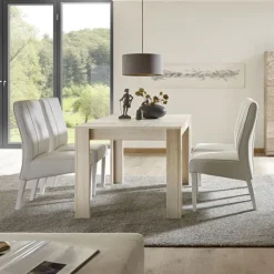 Tavolo 137/185cm da pranzo allungabile moderno rovere samoa Paradise