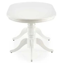 Tavolo 150/190cm da pranzo allungabile moderno bianco lucido Duncan