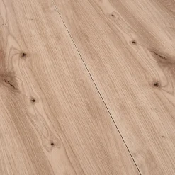 Tavolo 102/142cm rotondo allungabile moderno rovere nero Medina