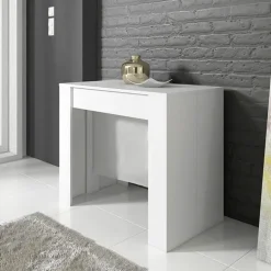Tavolo consolle allungabile 51/237cm bianco lucido Atalanta