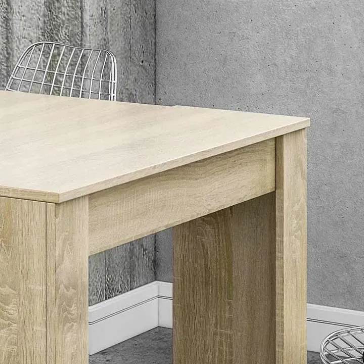 Tavolo consolle allungabile 51/237cm rovere naturale Asia Gihome®