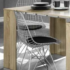 Tavolo consolle allungabile 51/237cm rovere naturale Asia Gihome®